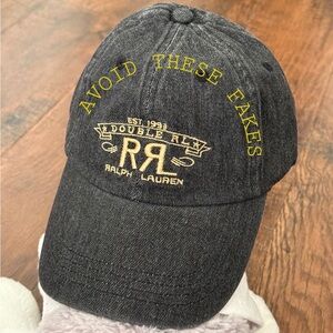 AVOID- “NOT SO AUTHENTIC” RRL RALPH LAUREN DOUBLE RL HATS